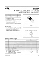 DataSheet BUZ80A pdf